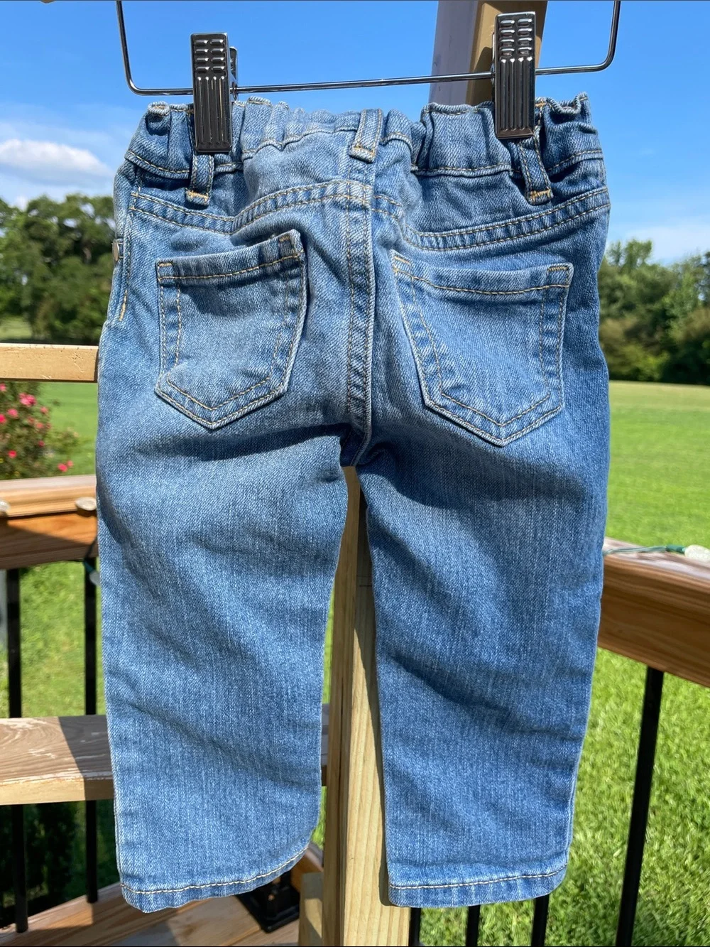 The Children's Place Light Blue Denim Skinny Jeans for Kids